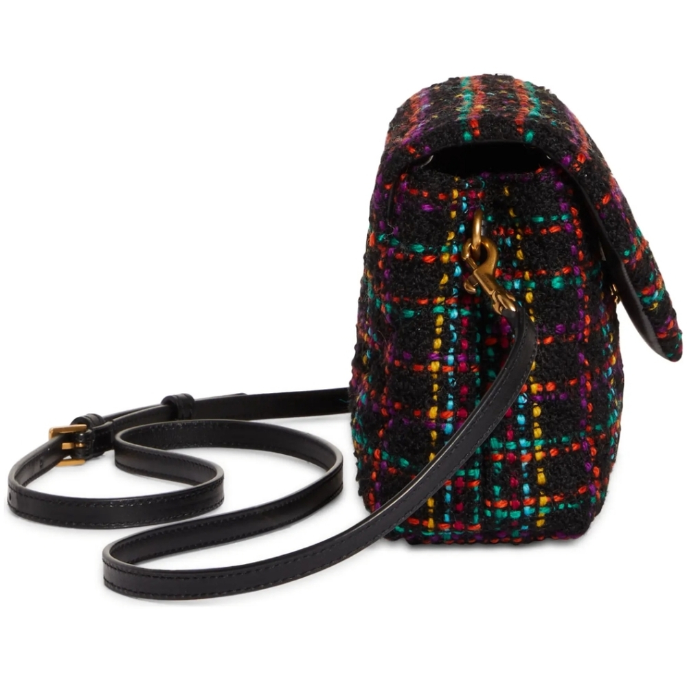 Rare & Authentic YSL Saint Laurent LOULOU TOY STRAP "Y" LEATHER in Multi-Color!! - Picture 6 of 16